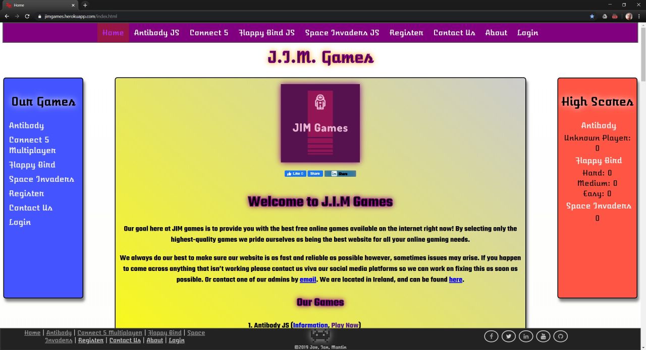 JIM Games Home