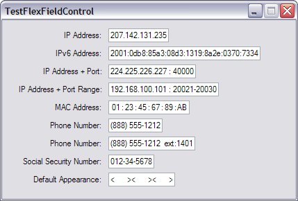 alt FlexFieldControl in use