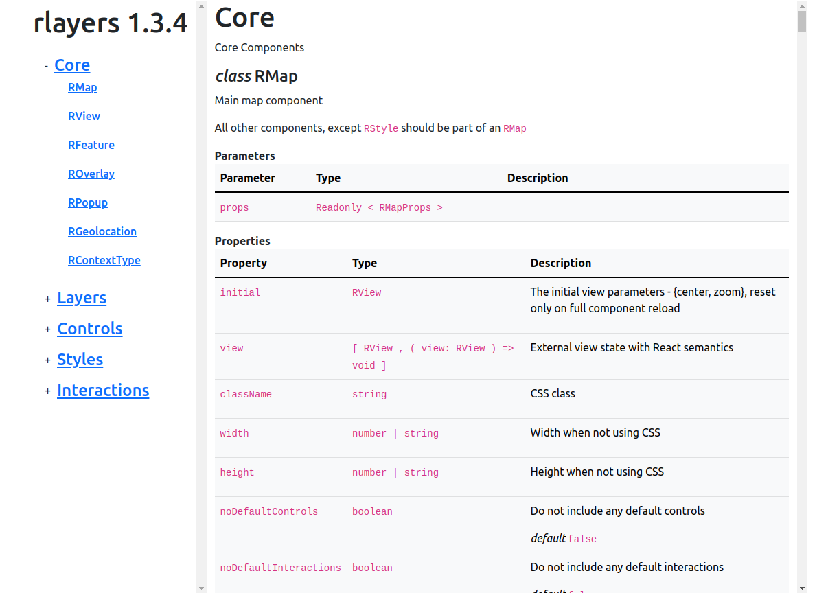 rlayers API screenshot