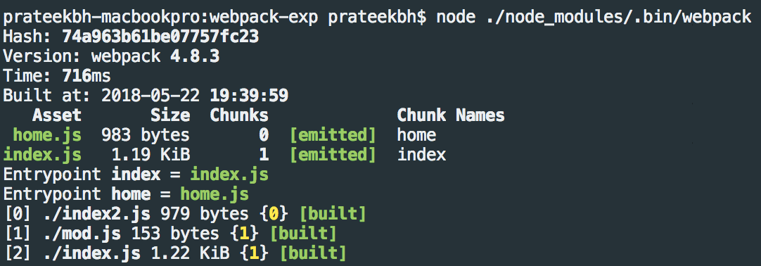 ES5 output