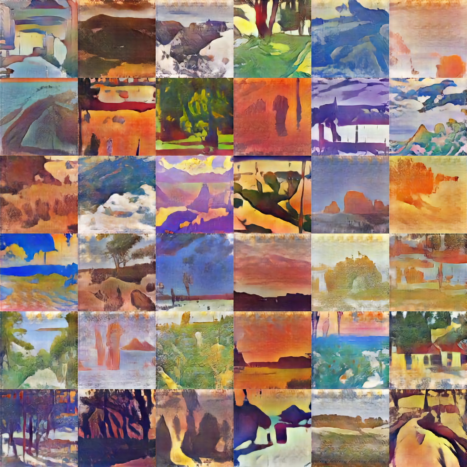 Batch of Abstract Landscapes