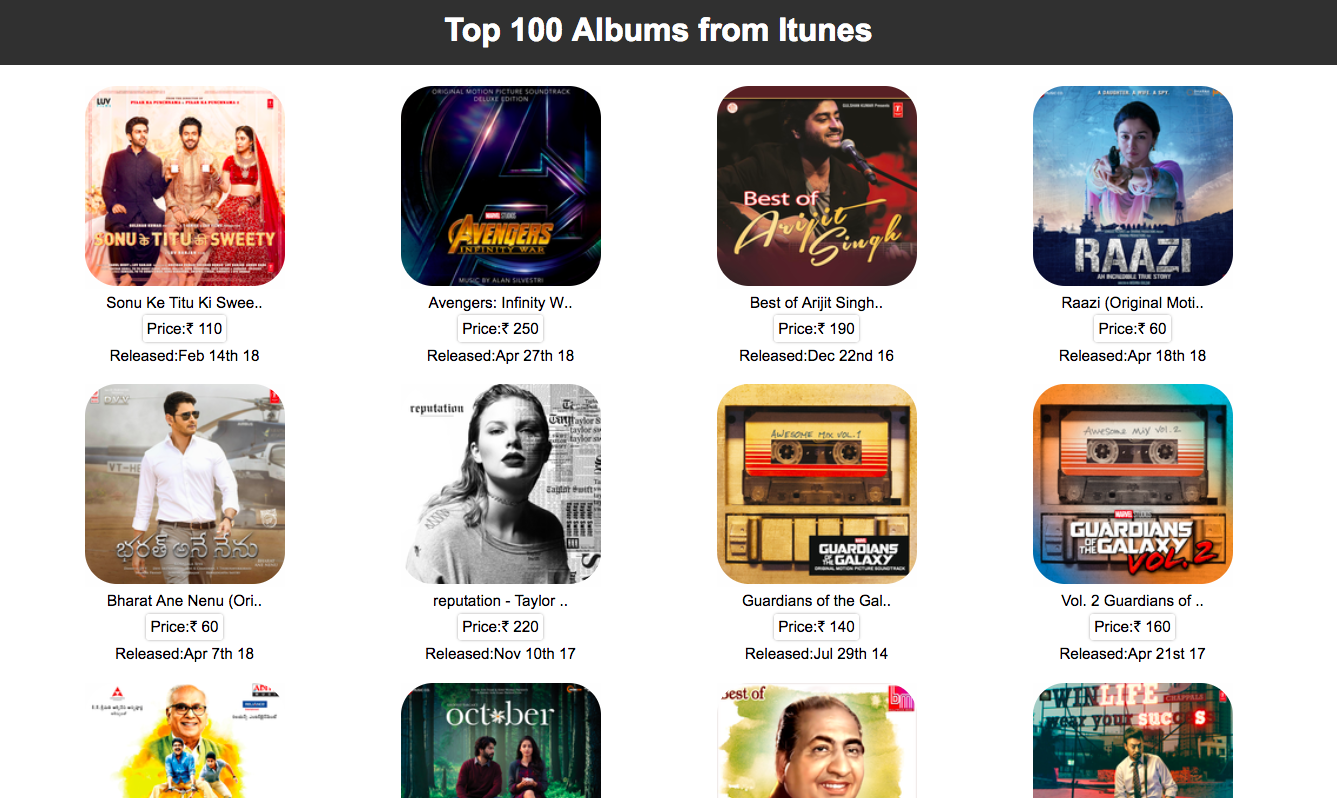 itunes top 100 albums