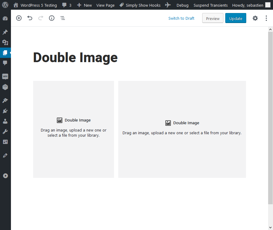 Double Image Block