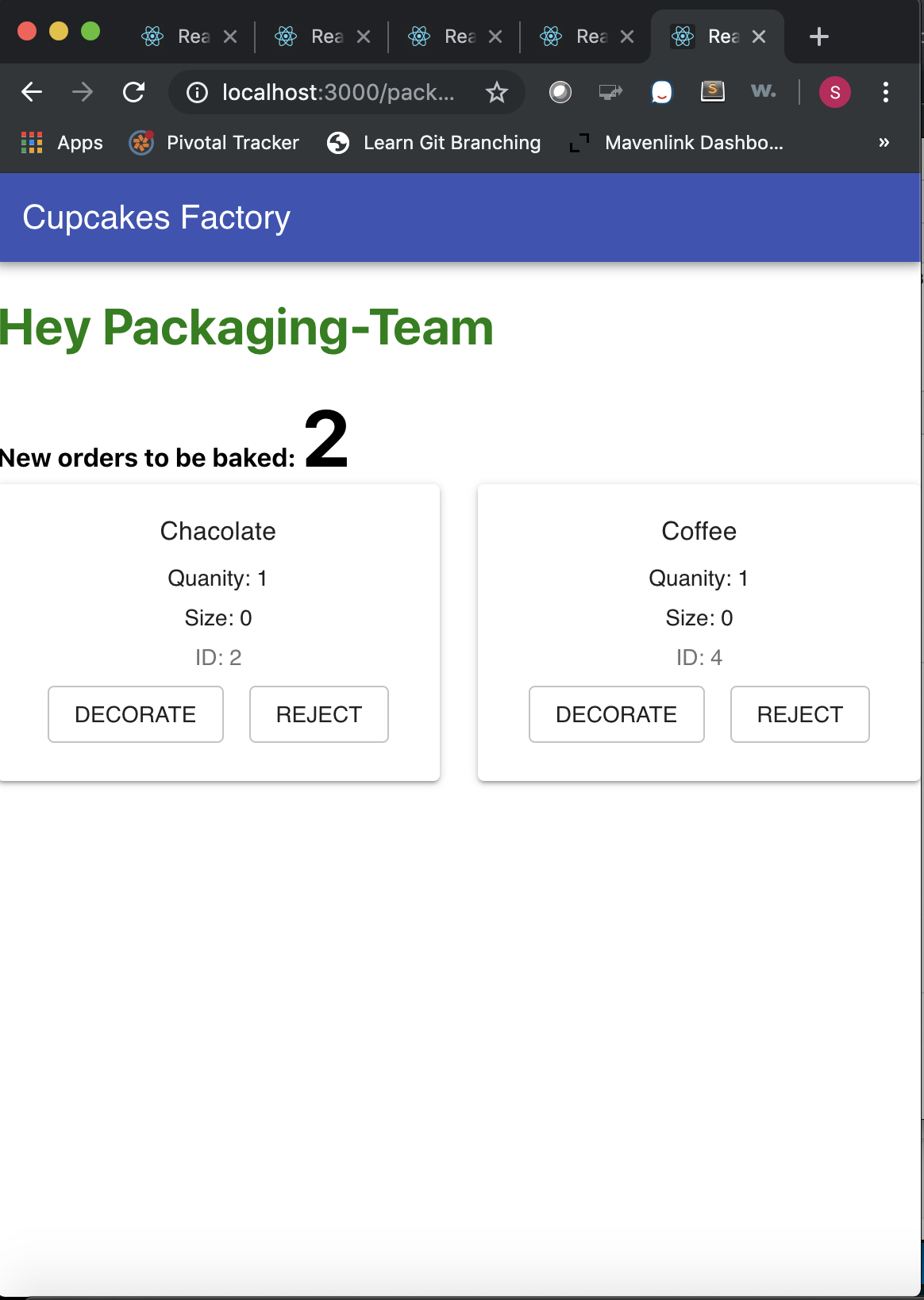 Packaging UI