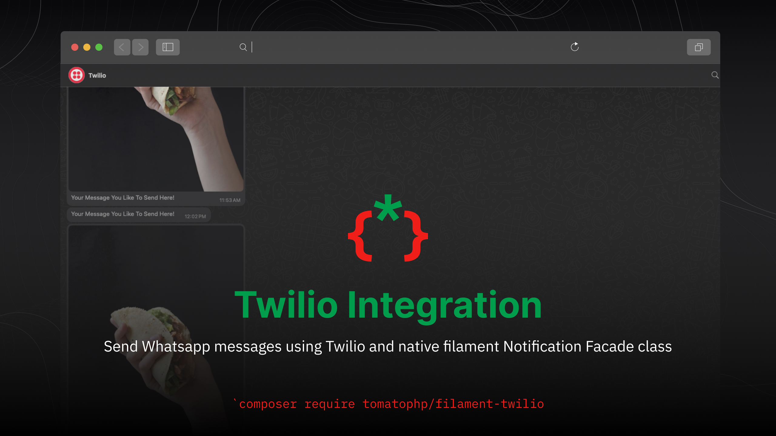 Filament Twilio