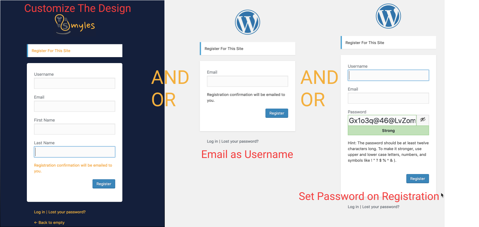 Registration Form Examples