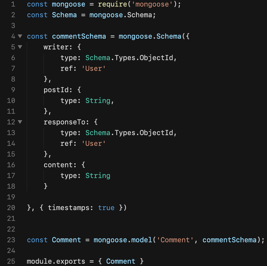 JavaScript syntax highlighting