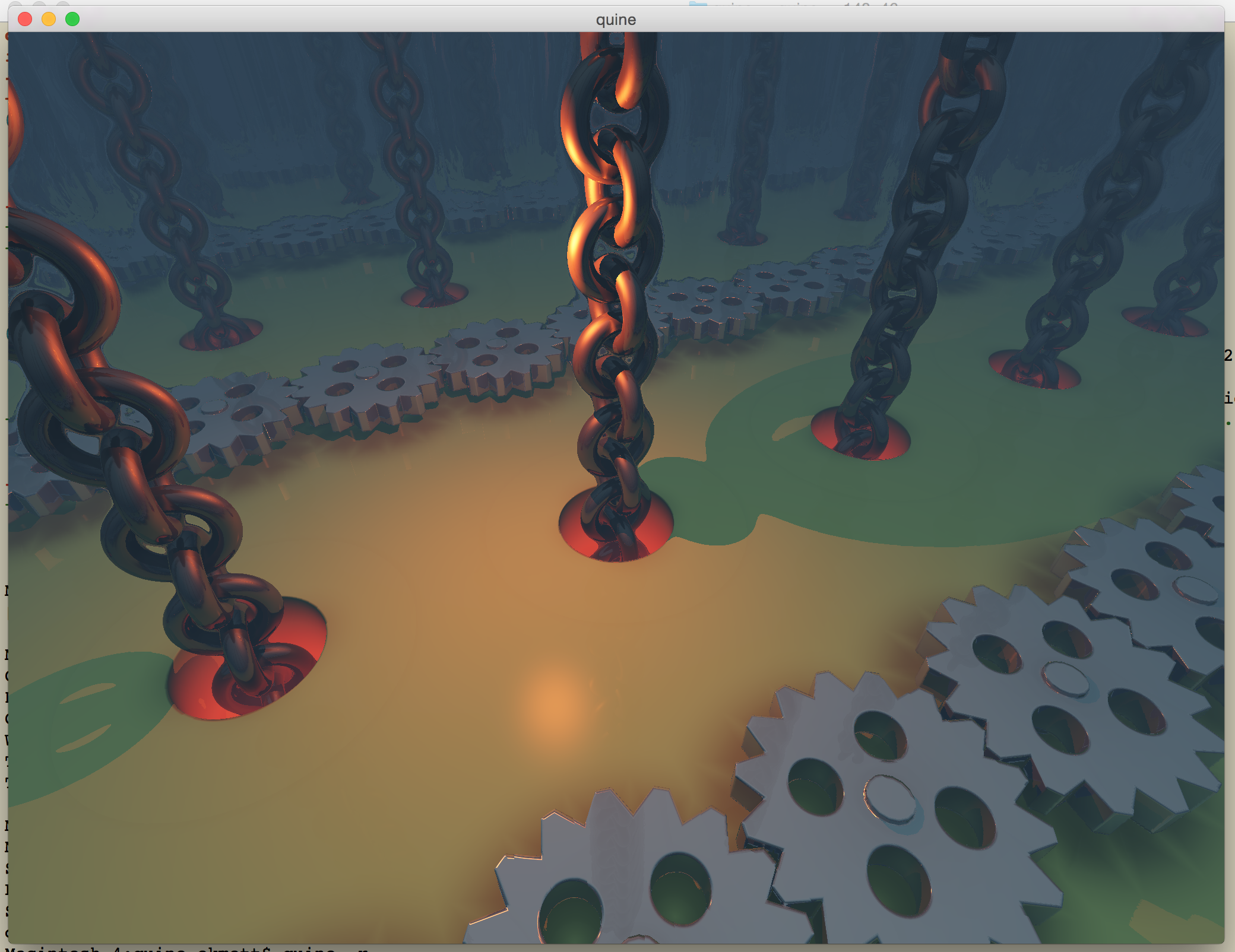 screenshot of chains